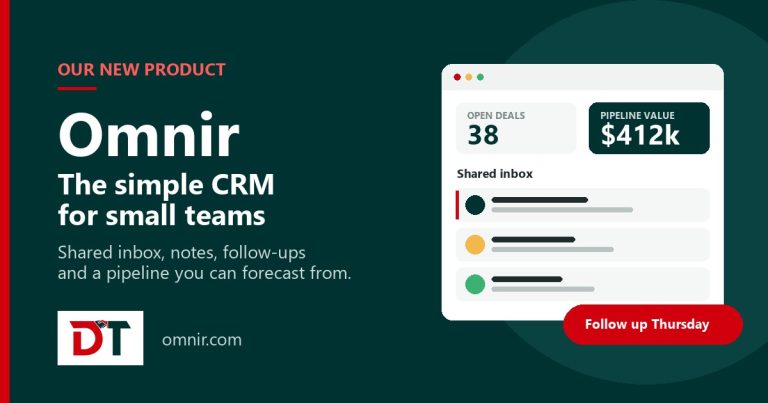 Omnir, the simple CRM for small teams